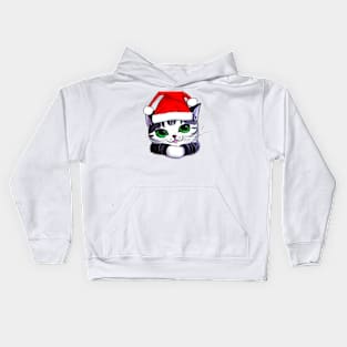 Meowy Christmas Kids Hoodie